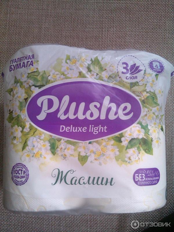 Туалетная бумага Plushe Deluxe light фото