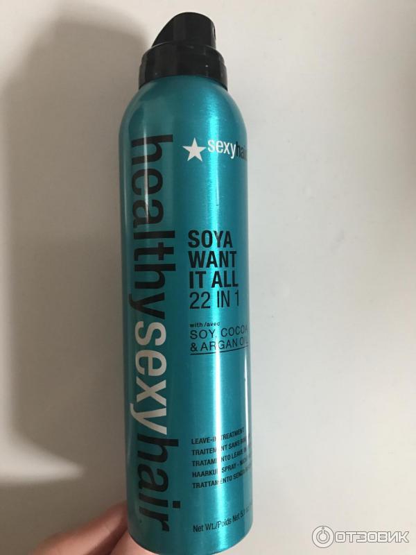 Спрей для волос Sexy Hair Healthy Soya Want It All 22 in 1 Do It All Leave-In Treatment фото