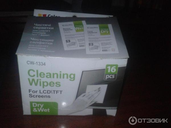 Чистящие салфетки Cleaning wipes Colorway отзывы