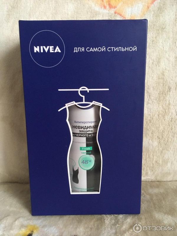 Антиперсперант-спрей NIVEA невидимая защита для черного и белого (pure) фото