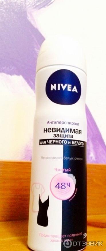 Антиперспирант-спрей Nivea Невидимая защита для черного и белого фото