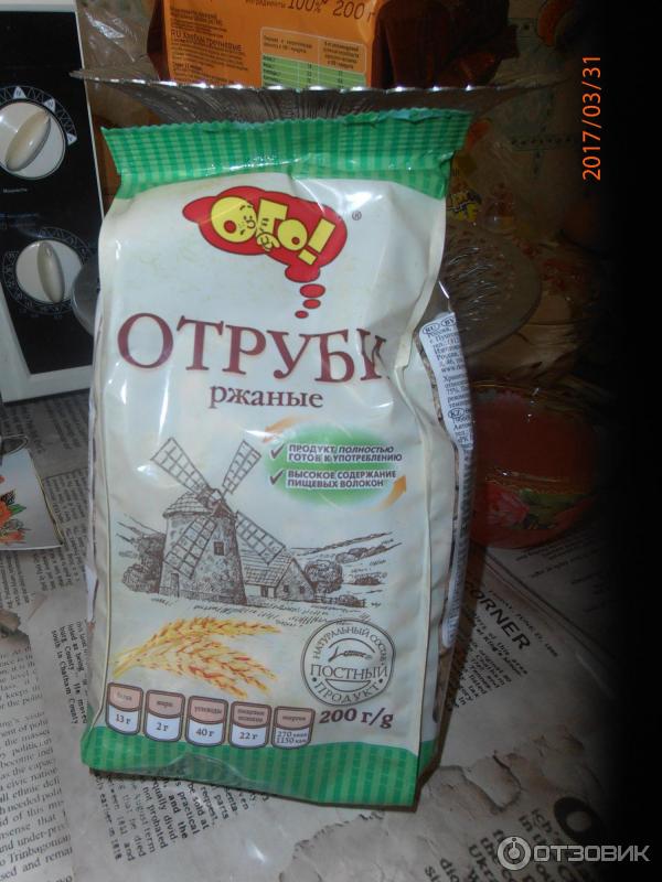 Отруби ржаные ОГО фото