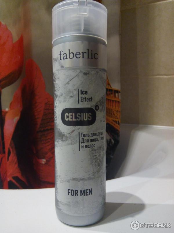 Гель для душа, лица, тела и волос Faberlic Celsius Ice Effect for men фото