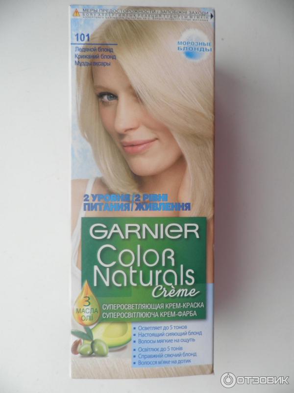 Garnier color naturals платиновый