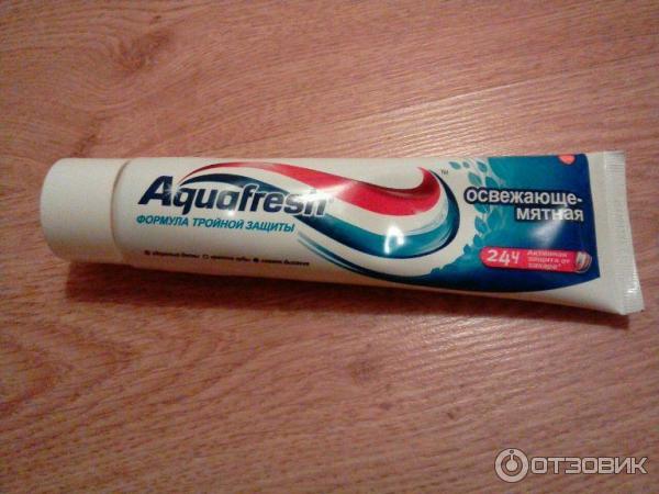 Зубная паста Aquafresh Формула тройной защиты фото