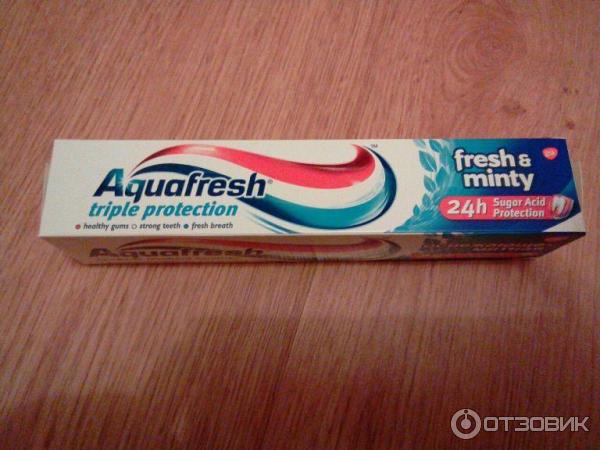 Зубная паста Aquafresh Формула тройной защиты фото