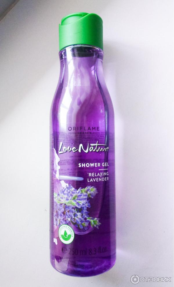 Гель для душа Oriflame love nature relaxing lavender фото