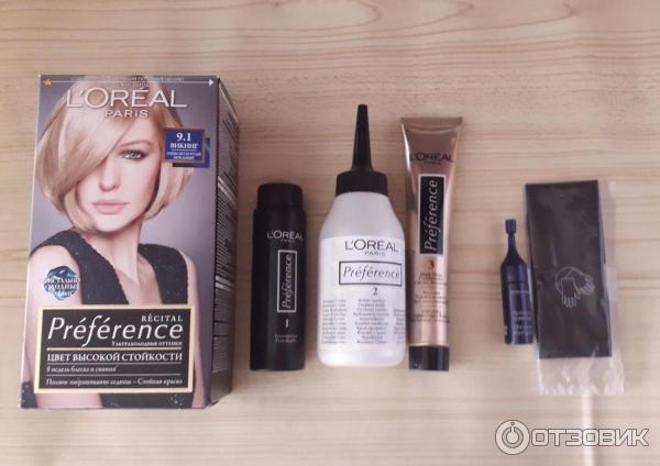 Краска для волос Loreal Preference Викинг 9.1 фото