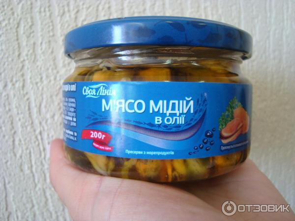 Мясо мидий в масле Своя Линия фото