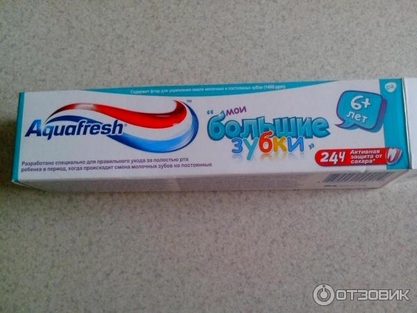 Зубная паста Aquafresh Мои большие зубки фото