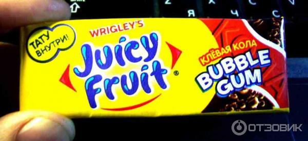 Жевательная резинка Wrigley's Juicy Fruit фото