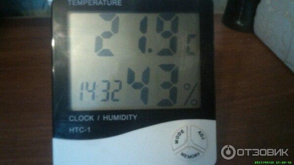 Электронный термометр-гигрометр HTC-1 фото