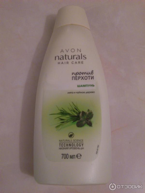 Шампунь от перхоти Avon Naturals Мята и чайное дерево фото