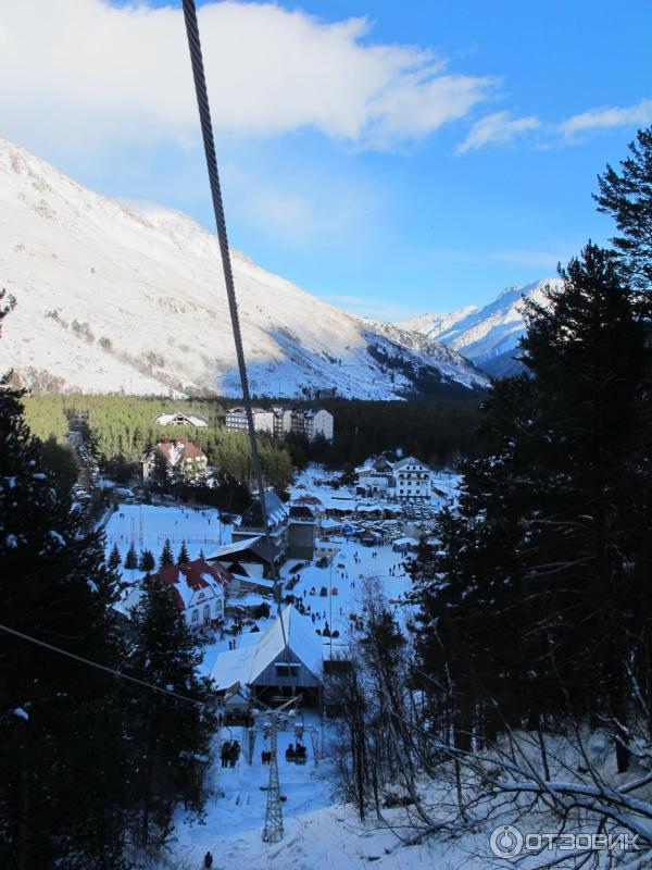 Канатная дорога на горе Чегет (Россия, Кабардино-Балкария) фото