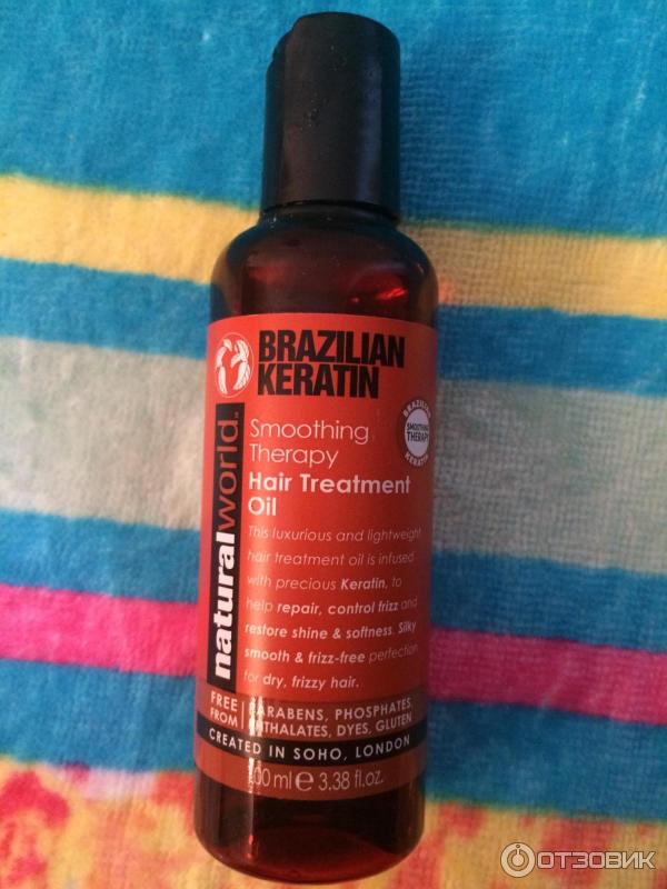 Brazilian Keratin Smoothing Therapy Hair Treatment Oil масло для волос фото