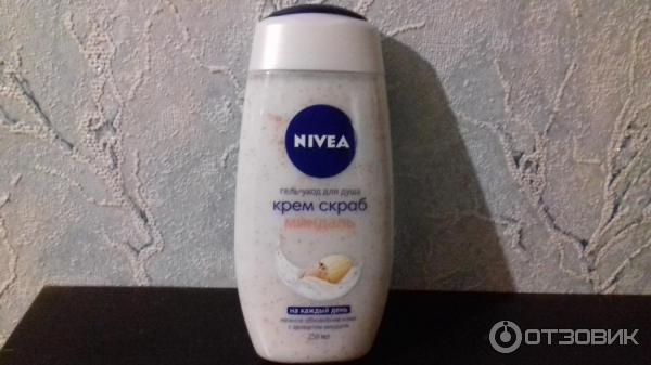 Гель-уход для душа Nivea Крем скраб миндаль фото