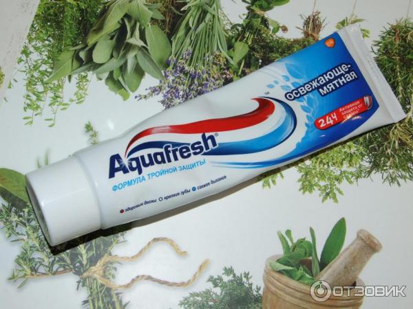 Зубная паста Aquafresh Формула тройной защиты фото