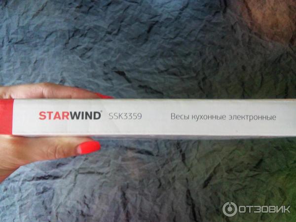 Кухонные весы Starwind SSK3359 фото