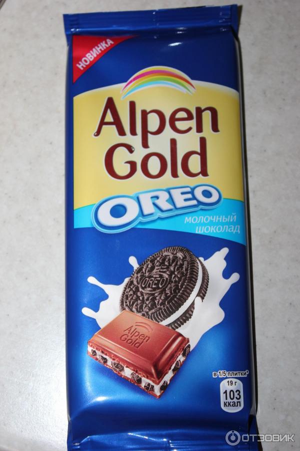 Шоколад Alpen Gold Oreo фото