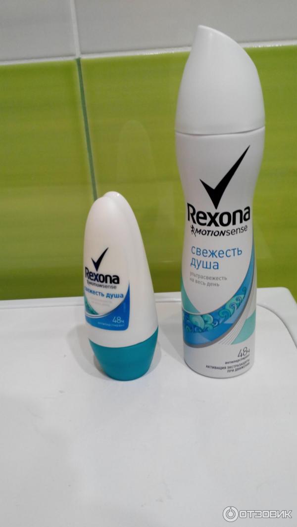 Дезодорант-антиперспирант Rexona шариковый женский Свежесть душа