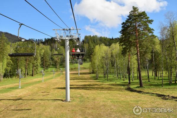 Канатная дорога у озера Манжерок (Россия, Озерное) фото