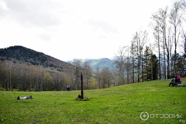 Канатная дорога у озера Манжерок (Россия, Озерное) фото