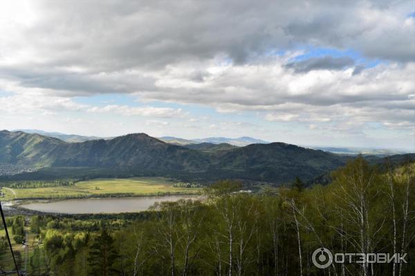 Канатная дорога у озера Манжерок (Россия, Озерное) фото