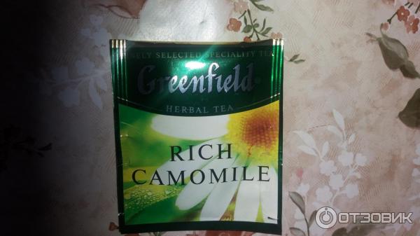 Чай Greenfield Rich Camomile фото