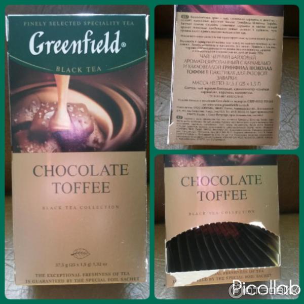 Чай Greenfield Chocolate Toffee в пакетиках фото