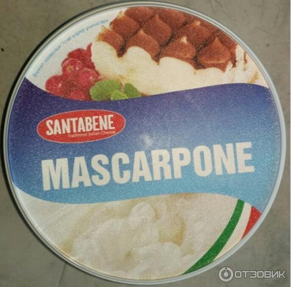 Сыр Бобровский сыродельный завод Mascarpone Santabene фото