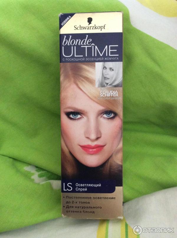 Осветляющий спрей для волос с эссенцией жемчуга Schwarzkopf Blonde Ultime фото