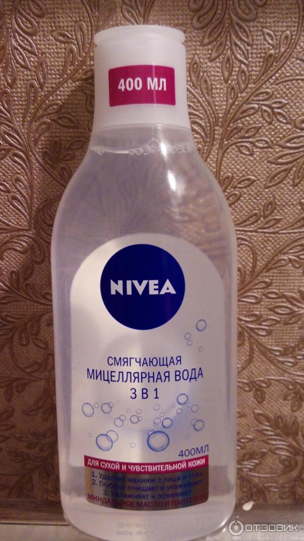 Смягчающая мицеллярная вода Nivea 3 в 1 фото