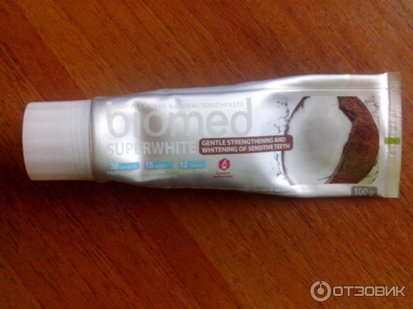 Зубная паста Biomed Superwhite с экстрактом кокоса фото