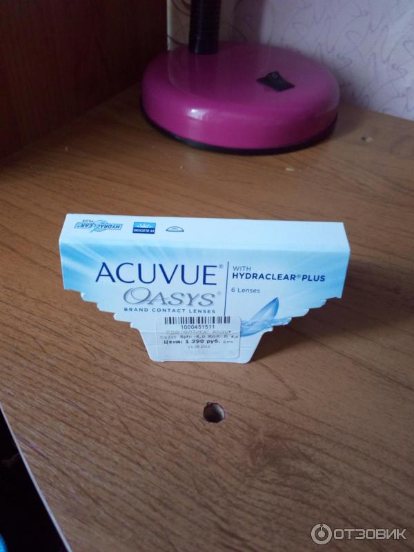 Контактные линзы Acuvue Oasys Hydraluxe фото