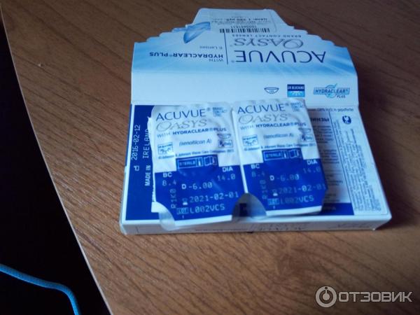 Контактные линзы Acuvue Oasys Hydraluxe фото