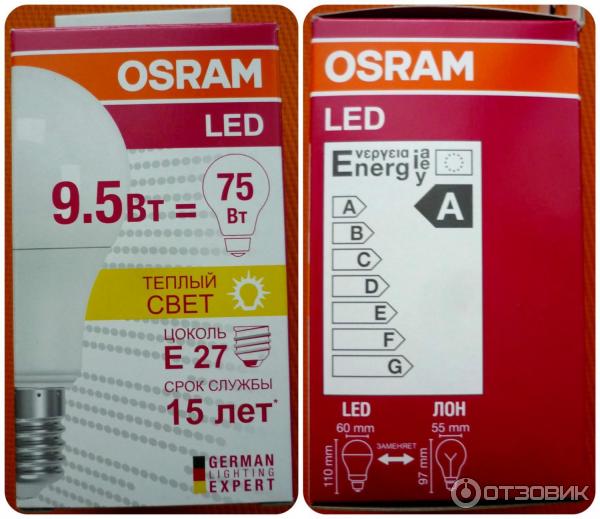 Светодиодная лампа Osram LED фото