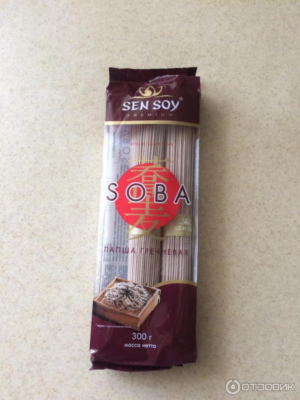 Лапша гречневая SOBA SEN SOY фото