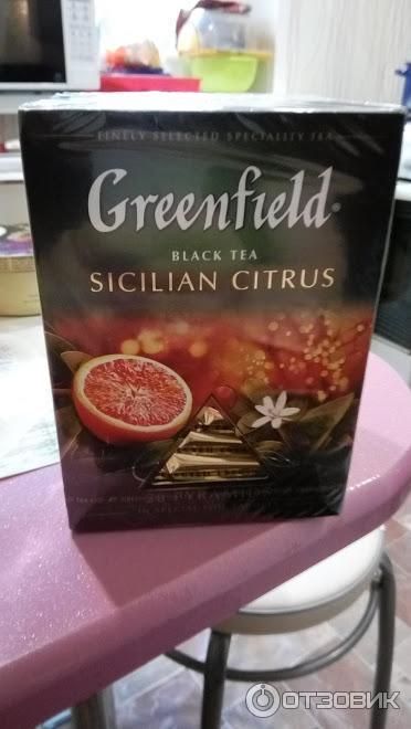 Черный чай Greenfield Sicilian Citrus фото