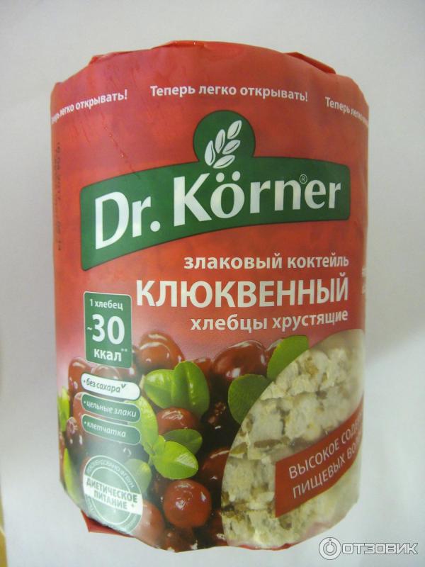 Хлебцы Dr.Korner Клюквенные фото