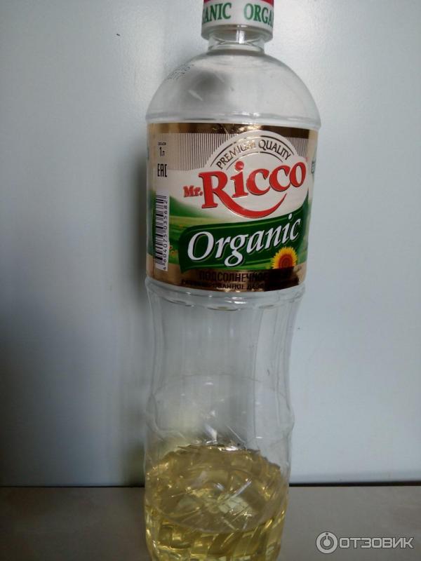 Масло подсолнечное Mr Ricco Organic