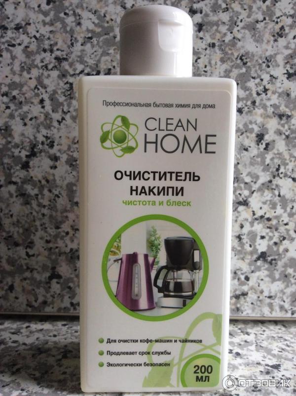 Средство для очистки накипи Clean Home Чистота и блеск фото