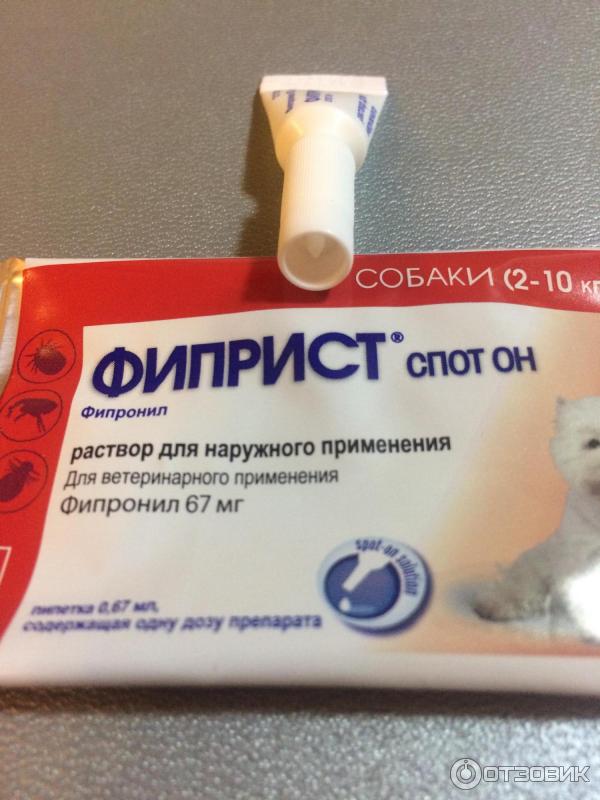 Фиприст для кошек инструкция