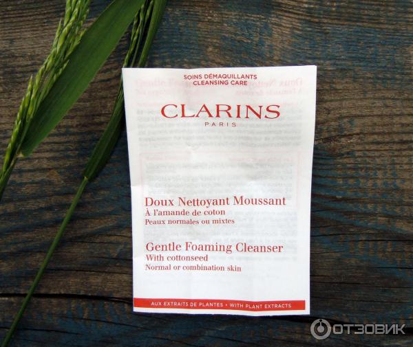 Пенка Clarins Gentle Foaming Cleanser With Cottonseed фото