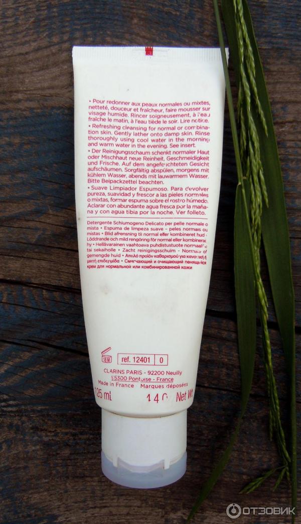 Пенка Clarins Gentle Foaming Cleanser With Cottonseed фото