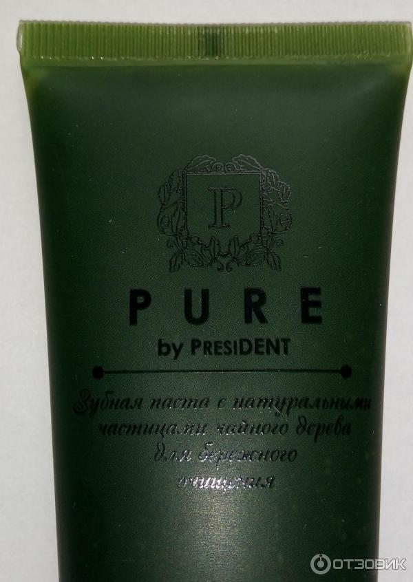 Зубная паста Pure by PresiDENT Чайное дерево фото