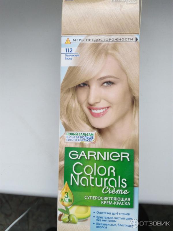 Garnier color naturals платиновый блонд