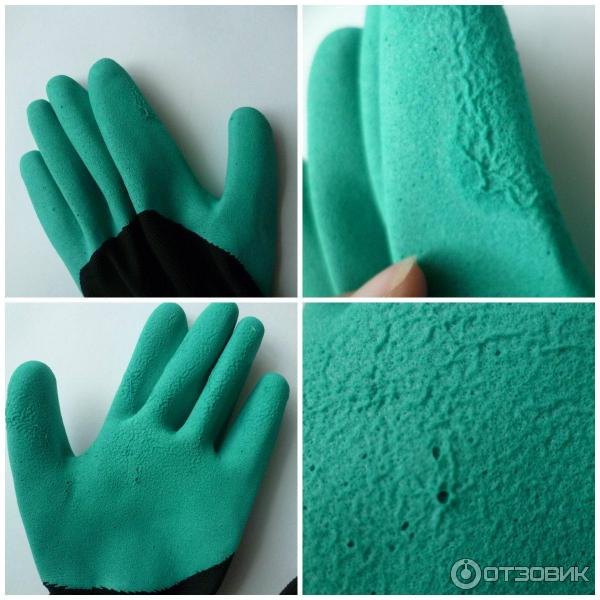 Садовые перчатки с когтями Garden Genie gloves фото