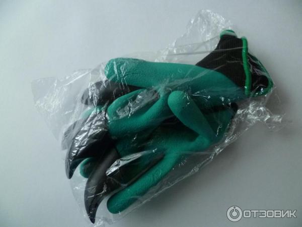 Садовые перчатки с когтями Garden Genie gloves фото