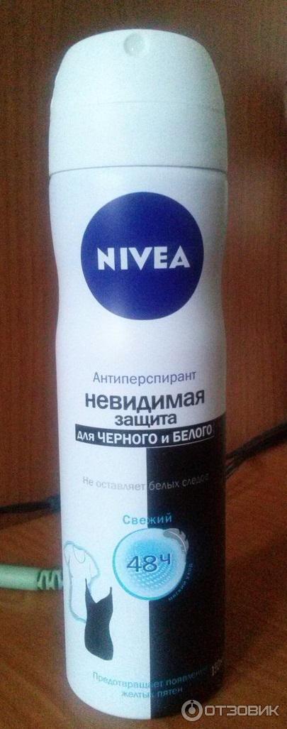 Антиперспирант аэрозоль Nivea Невидимая защита для черного и белого фото