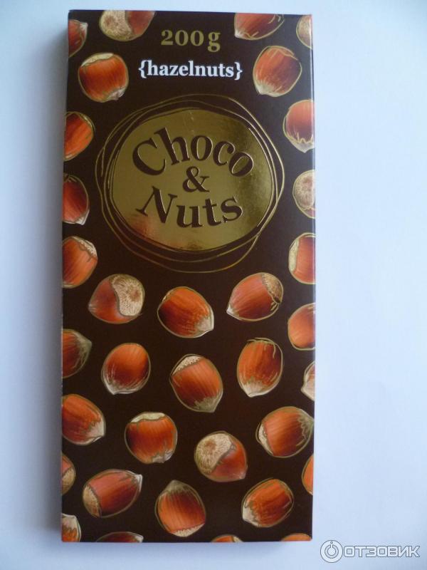 Шоколад Dipa Sas Choco&Nuts с цельным фундуком фото